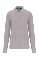 Designed To Work Férfi galléros póló Designed To Work WK276 Men'S Long-Sleeved polo Shirt -3XL, Oxford Grey