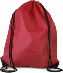 Kimood Uniszex hátizsák Kimood KI0104 Drawstring Backpack -Egy méret, Cherry Red