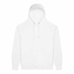 Just Hoods Uniszex kapucnis pulóver Just Hoods AWJH101 Graduate Heavyweight Hoodie -2XL, Arctic White