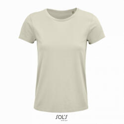 SOL'S Női póló SOL'S SO03581 Sol'S Crusader Women - Round-neck Fitted Jersey T-Shirt -XL, Natural