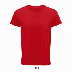 SOL'S Férfi póló SOL'S SO03582 Sol'S Crusader Men - Round-neck Fitted Jersey T-Shirt -M, Red