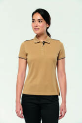 Designed To Work Női galléros póló Designed To Work WK271 Ladies' Short-Sleeved Contrasting Daytoday polo Shirt -L, Navy/Silver
