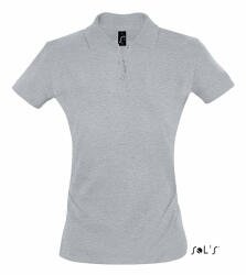 SOL'S Női galléros póló SOL'S SO11347 Sol'S perfect Women - polo Shirt -2XL, Grey Melange