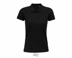 SOL'S Női galléros póló SOL'S SO03575 Sol'S planet Women - polo Shirt -S, Black
