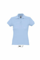 SOL'S Női galléros póló SOL'S SO11338 Sol'S passion - Women'S polo Shirt -L, Sky Blue