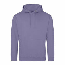 Just Hoods Uniszex kapucnis pulóver Just Hoods AWJH001 College Hoodie -XS, True Violet