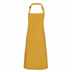 Premier Uniszex, női, férfi kötény, szakács, pincér Premier PR150 Colours Collection’ Bib Apron -Egy méret, Mustard