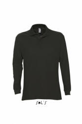 SOL'S Férfi galléros póló SOL'S SO11328 Sol'S Star - Men'S polo Shirt -S, Black