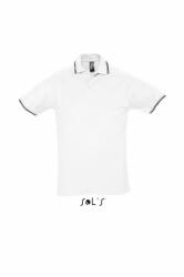 SOL'S Férfi galléros póló SOL'S SO11365 Sol'S practice Men - polo Shirt -XL, White/Navy
