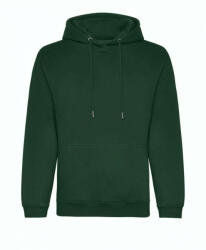 Just Hoods Uniszex kapucnis pulóver Just Hoods AWJH201 Organic Hoodie -S, Bottle Green