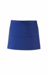 Premier Uniszex, női, férfi kötény, szakács, pincér Premier PR155 Colours Collection’ Three pocket Apron -Egy méret, Royal