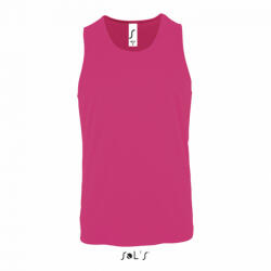 SOL'S Férfi SOL'S SO02073 Sol'S Sporty Tt Men - Sports Tank Top -L, Neon Pink 2