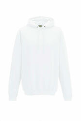 Just Hoods Uniszex kapucnis pulóver Just Hoods AWJH001 College Hoodie -4XL, Arctic White