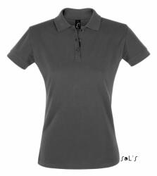 SOL'S Női galléros póló SOL'S SO11347 Sol'S perfect Women - polo Shirt -2XL, Dark Grey
