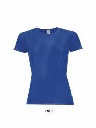 SOL'S Női póló SOL'S SO01159 Sol'S Sporty Women - Raglan-Sleeved T-Shirt -M, Royal Blue