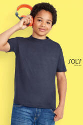 SOL'S Gyerek póló SOL'S SO11970 Sol'S Regent Kids - Round neck T-Shirt -8A, Grey Melange