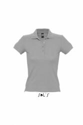 SOL'S Női galléros póló SOL'S SO11310 Sol'S people - Women'S polo Shirt -S, Grey Melange
