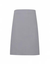 Premier Uniszex, női, férfi kötény, szakács, pincér Premier PR131 Calibre' Heavy Cotton Canvas Waist Apron -Egy méret, Silver