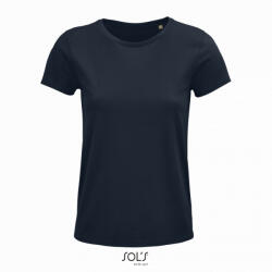 SOL'S Női póló SOL'S SO03581 Sol'S Crusader Women - Round-neck Fitted Jersey T-Shirt -M, French Navy