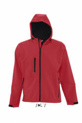 SOL'S Férfi Softshell SOL'S SO46602 Sol'S Replay Men - Hooded Softshell -2XL, Pepper Red