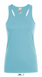 SOL'S Női trikó SOL'S SO01826 Sol'S Justin Women - Racerback Trikó -2XL, Atoll Blue