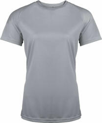 Proact Női póló Proact PA439 Ladies' Short-Sleeved Sports T-Shirt -XS, Fine Grey
