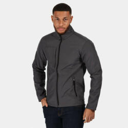 Regatta Férfi Softshell Regatta RETRA688 Men'S Octagon Ii printable 3 Layer Membrane Softshell -L, Seal Grey/Black