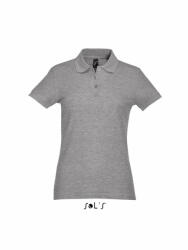 SOL'S Női galléros póló SOL'S SO11338 Sol'S passion - Women'S polo Shirt -L, Grey Melange