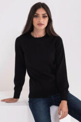 Legend World Wide Női Legend World Wide LWL9188 Ladies’ Crew neck Fine Gauge Cotton pullover -2XL, Dark Melange Grey