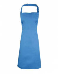 Premier Uniszex, női, férfi kötény, szakács, pincér Premier PR150 Colours Collection’ Bib Apron -Egy méret, Sapphire