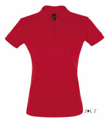 SOL'S Női galléros póló SOL'S SO11347 Sol'S perfect Women - polo Shirt -2XL, Red