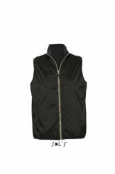 SOL'S Uniszex mellény SOL'S SO44001 Sol'S Winner - Contrasted Reversible Bodywarmer -L, Black