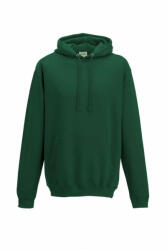 Just Hoods Uniszex kapucnis pulóver Just Hoods AWJH001 College Hoodie -XS, Forest Green