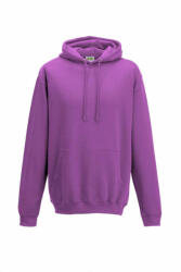 Just Hoods Uniszex kapucnis pulóver Just Hoods AWJH001 College Hoodie -S, Candyfloss Pink