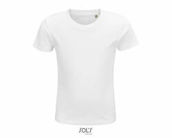SOL'S Gyerek póló SOL'S SO03580 Sol'S Crusader Kids - Round-neck Fitted Jersey T-Shirt -4A, White