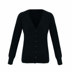 Premier Női Premier PR402 Essential' Acrylic Women'S Cardigan -L, Black