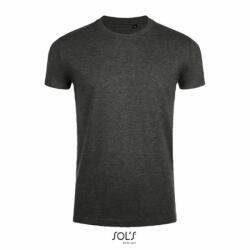 SOL'S Férfi póló SOL'S SO00580 Sol'S Imperial Fit - Környakú Testhezálló póló -XL, Charcoal Melange