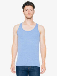 American Apparel Uniszex trikó American Apparel AATR408 Tri-Blend Trikó -S, Athletic Blue