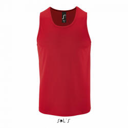 SOL'S Férfi SOL'S SO02073 Sol'S Sporty Tt Men - Sports Tank Top -3XL, Red