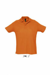 SOL'S Férfi galléros póló SOL'S SO11342 Sol'S Summer Ii - Men'S polo Shirt -M, Orange