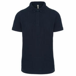 Designed To Work Férfi galléros póló Designed To Work WK225 Men'S Short Sleeve Stud polo Shirt -3XL, Navy