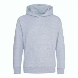 Just Hoods Gyerek kapucnis pulóver Just Hoods AWJH201J Kids Organic Hoodie -XS, Heather Grey