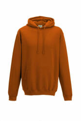 Just Hoods Uniszex kapucnis pulóver Just Hoods AWJH001 College Hoodie -2XL, Burnt Orange