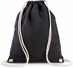 Kimood Uniszex hátizsák Kimood KI0139 Organic Cotton Backpack With Drawstring Carry Handles -Egy méret, Hibiscus Red