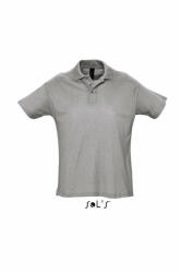 SOL'S Férfi galléros póló SOL'S SO11342 Sol'S Summer Ii - Men'S polo Shirt -2XL, Grey Melange