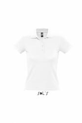 SOL'S Női galléros póló SOL'S SO11310 Sol'S people - Women'S polo Shirt -2XL, White