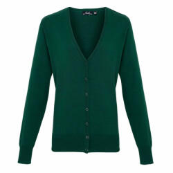 Premier Női Premier PR697 Women'S Button-Through Knitted Cardigan -4XL, Bottle