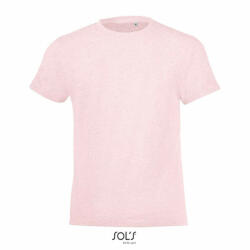 SOL'S Gyerek póló SOL'S SO01183 Sol'S Regent Fit Kids - Round neck T-Shirt -4A, Heather Pink