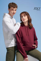 SOL'S Uniszex kapucnis pulóver SOL'S SO47101 Sol'S Snake - Hooded Sweatshirt -2XL, Burgundy