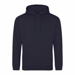 Just Hoods Uniszex kapucnis pulóver Just Hoods AWJH001 College Hoodie -S, Oxford Navy